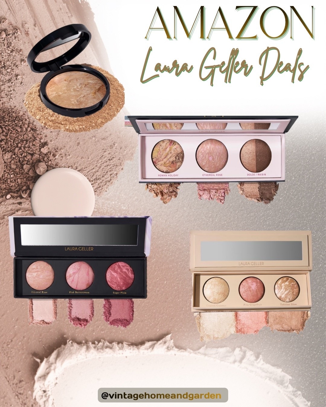 Just spotted a sale on some of my favorite Laura Geller makeup essentials🤍
#LauraGeller makeup
#beautyfinds
#makeupover40
#beautyfinds

#LTKBeauty #LTKOver40 #LTKSaleAlert