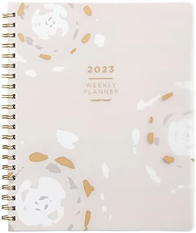 Amazon.com : russel+hazel 2023 Weekly Planner, Blossom Spiral Bound, 11.26” x 9.45” : Office ... | Amazon (US)