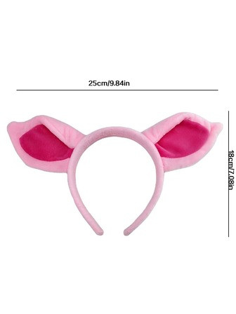 1pc Pink Pig Headband Cosplay Headband Animal Headdress Pink Headband Pig Girl Ears | SHEIN