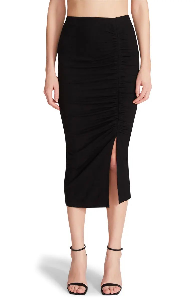 The Ruched Away High Waist Midi Skirt | Nordstrom