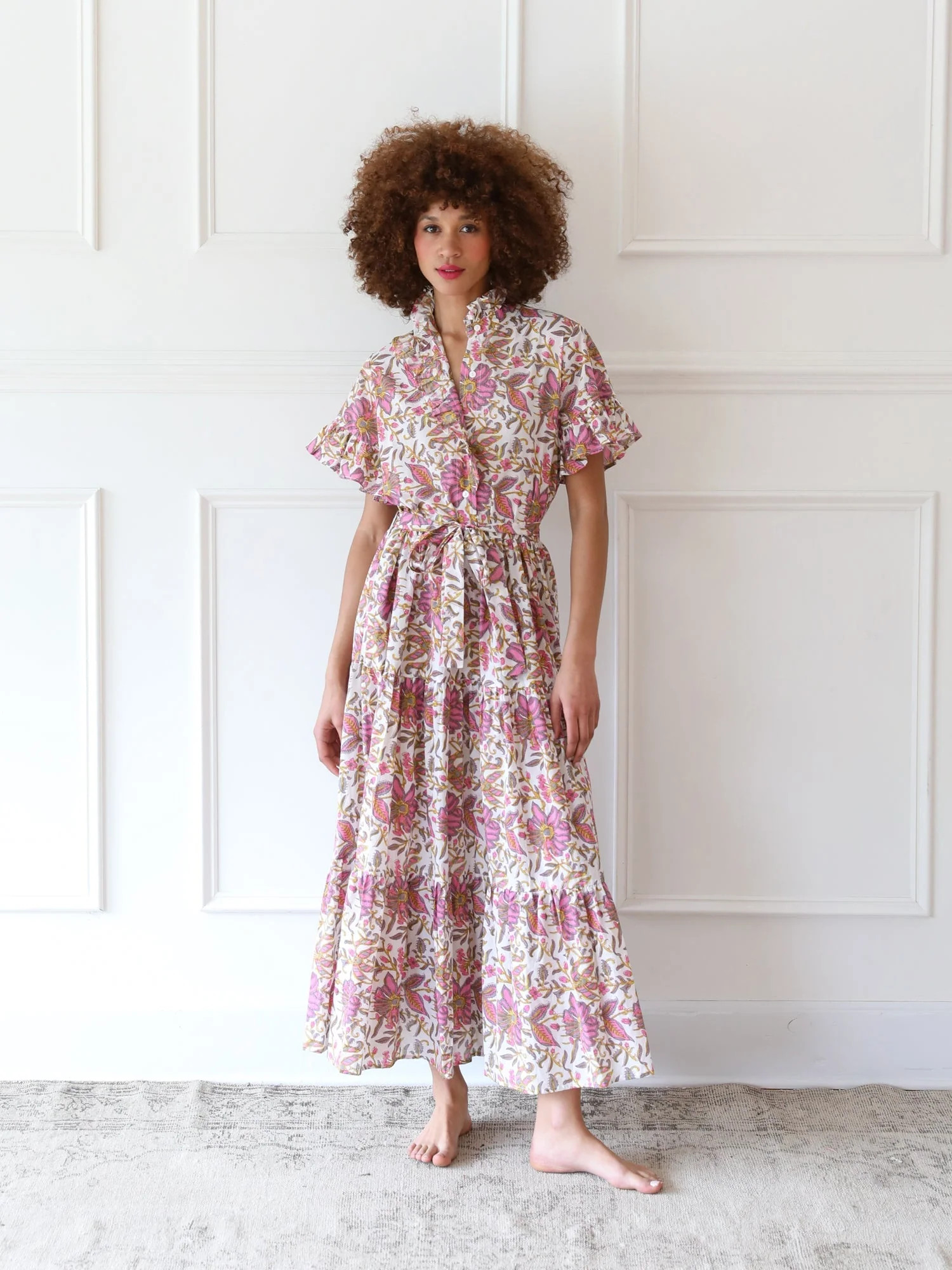 Shop Mille - Victoria Dress in Pink Lily | Mille