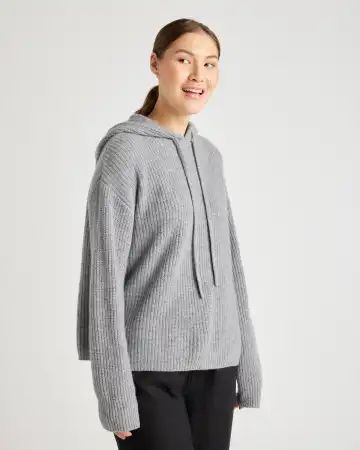Mongolian Cashmere Fisherman Pullover Hoodie | Quince