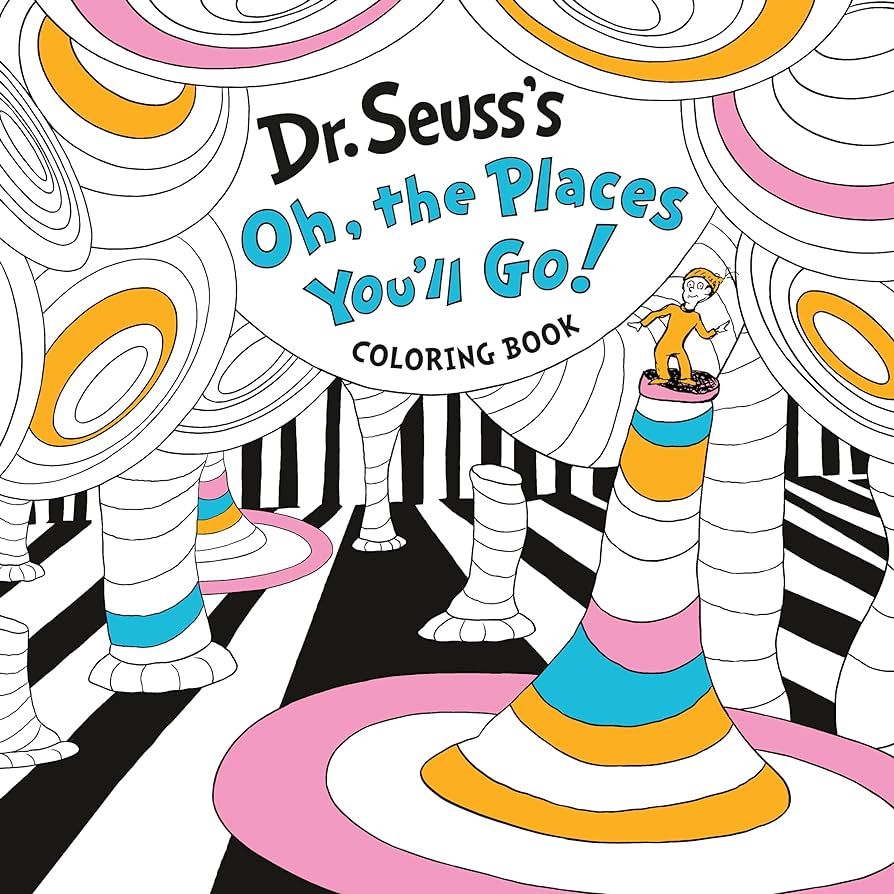 Dr. Seuss's Oh, the Places You'll Go! Coloring Book | Amazon (US)