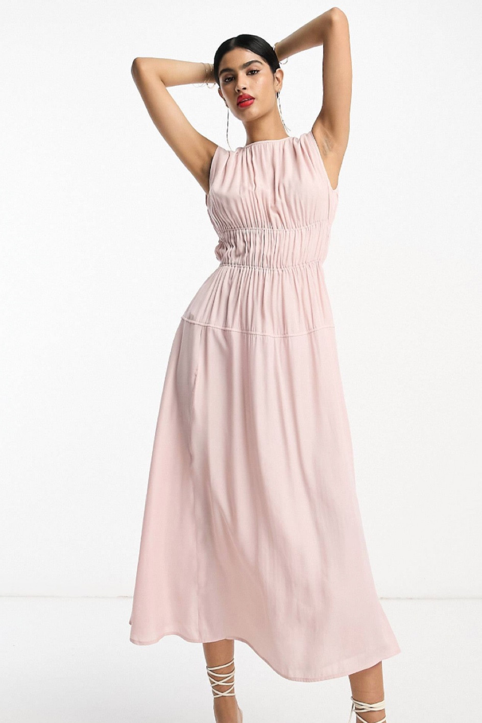 Pale pink summer miei dress, vacation outfit, travel outfit

#LTKtravel #LTKunder100 #LTKSeasonal