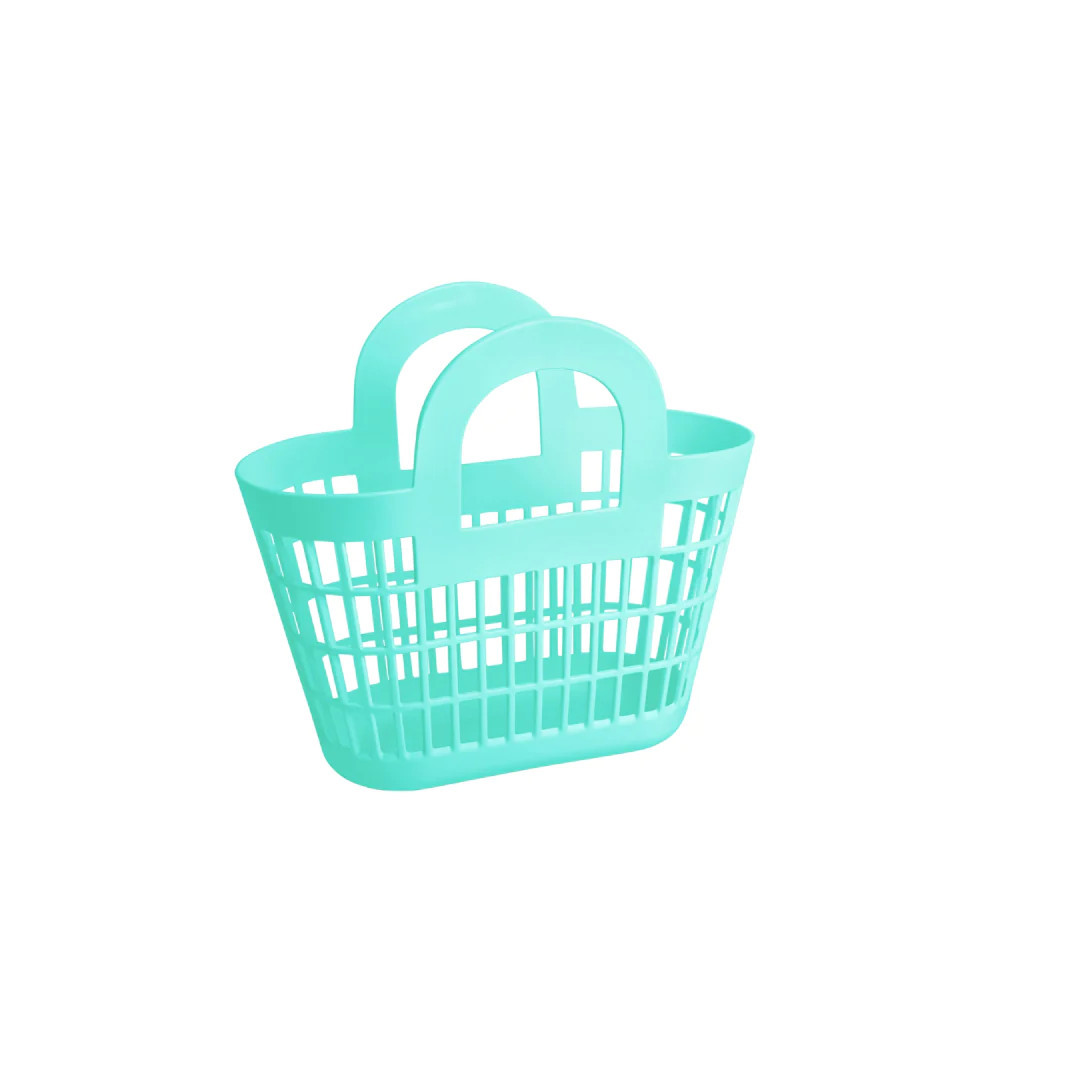 Seafoam Rosie Basket | Ellie and Piper