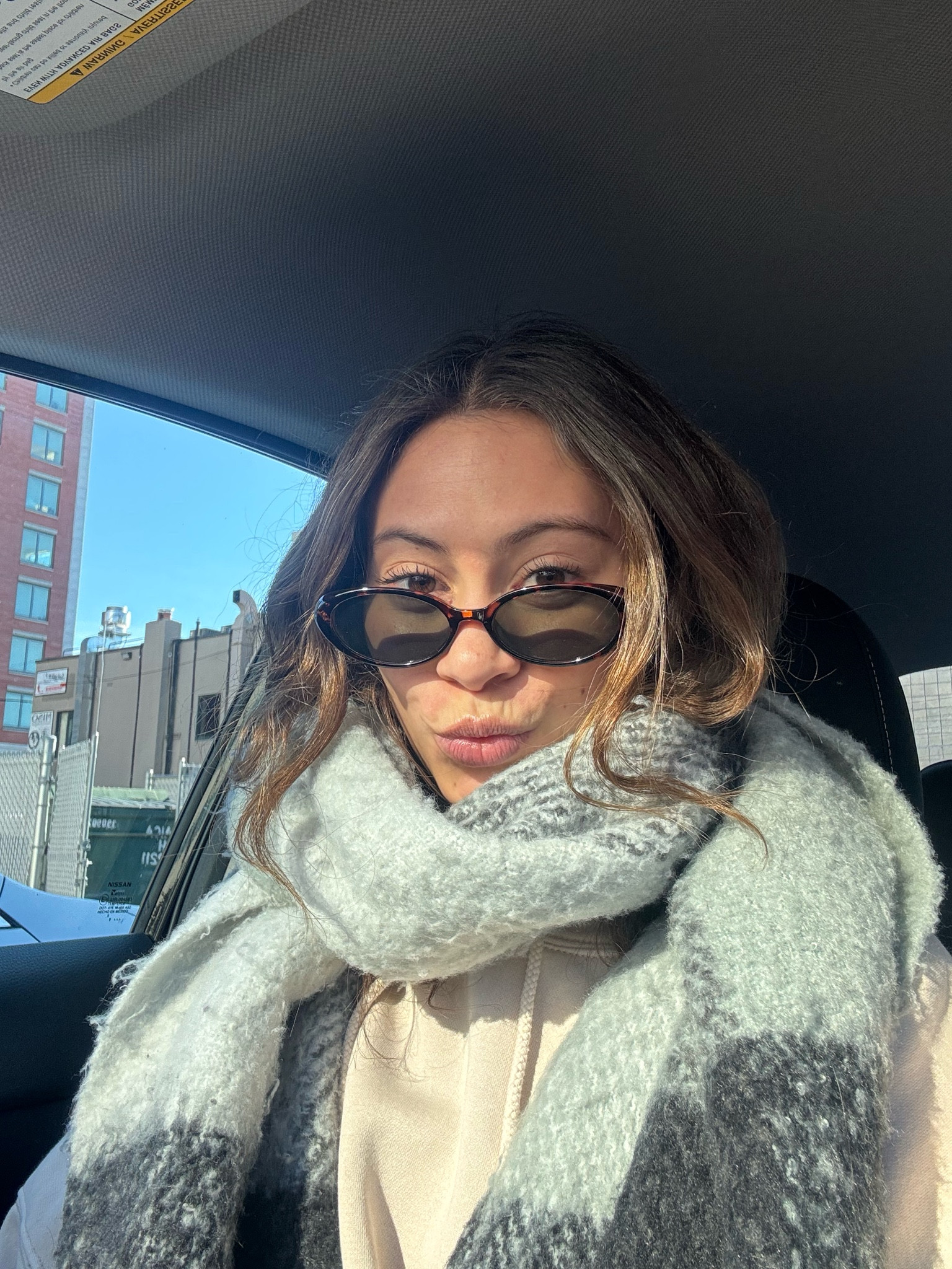 Cozy scarf and my round sunnies for work!

Fall fashion, winter style, vintage sunglasses, simple accessories 

#LTKFindsUnder50