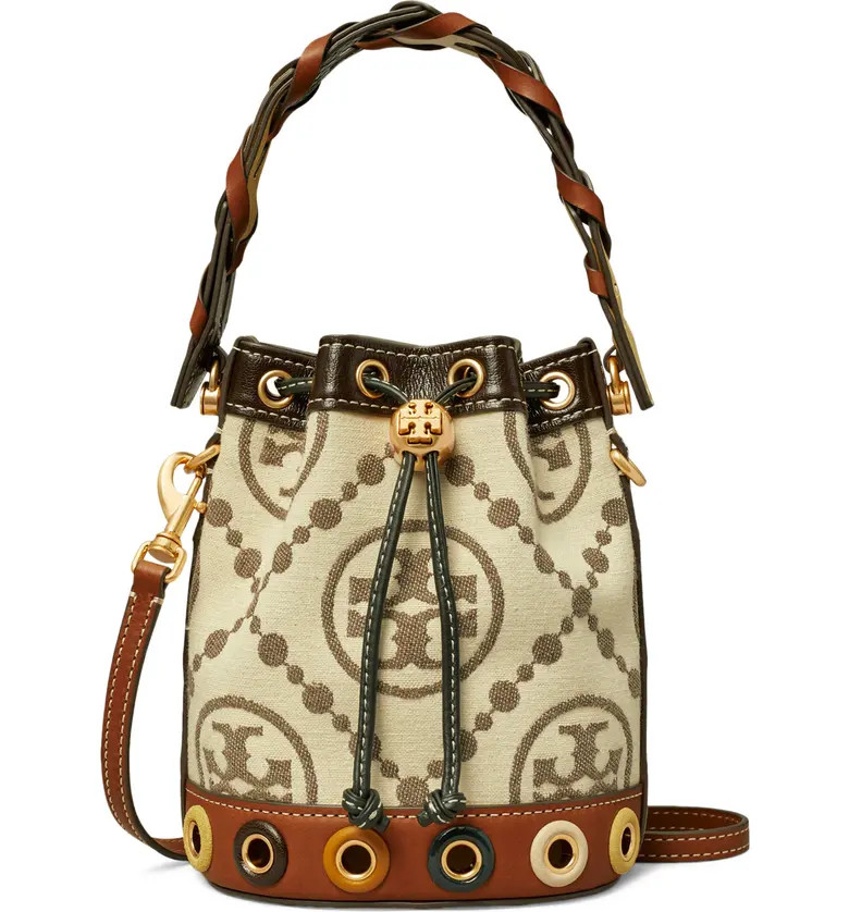 T Monogram Grommet Mini Bucket Bag | Nordstrom