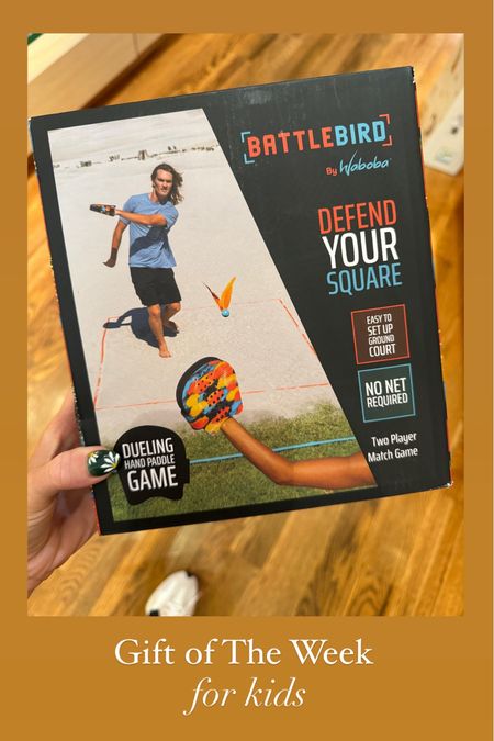 A dueling hand paddle game perfect for the backyard or the beach.  The perfect summer birthday gift for any kid.

#SummerFun #BackyardFun #BackyardGames #OutdoorGames #GiftsForBoys #GiftsForKids 

#LTKGiftGuide #LTKFindsUnder50 #LTKKids