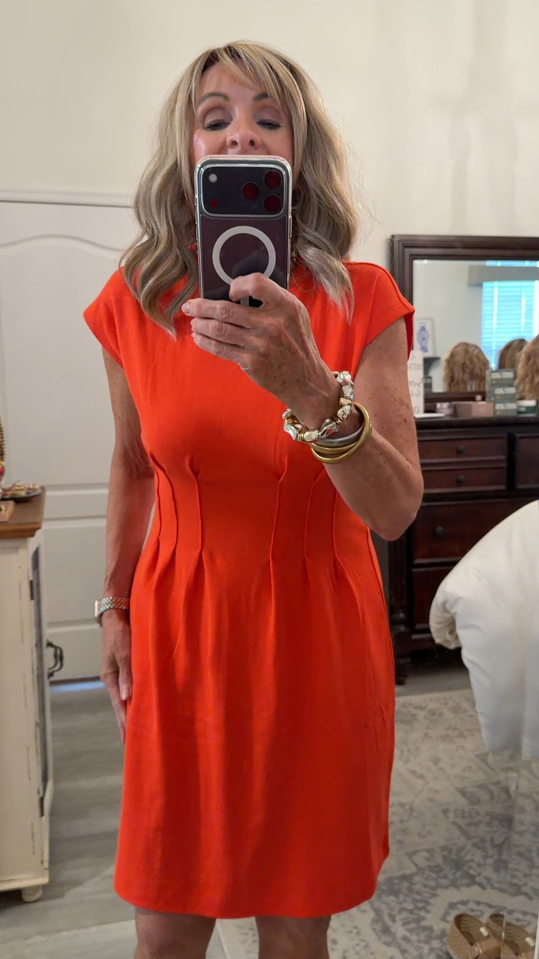 No shorts no problem! Wear the dress instead. This is an elevated t shirt dress thanks to the darting at the waist. Wearing a small. 

#LTKootd #LTKstorytime