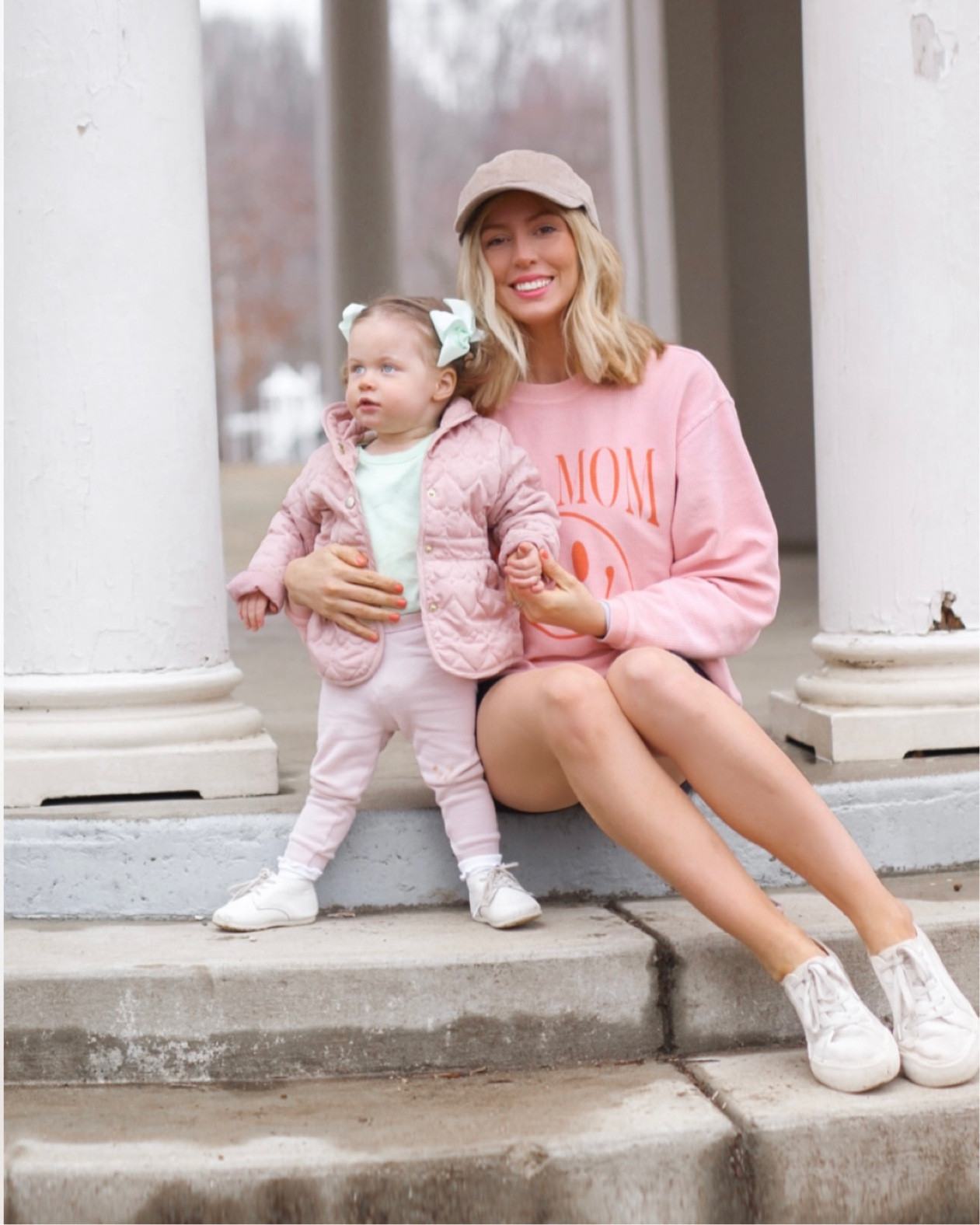 One of my fav sweaters 💗 #girlmom #springoutfit #maternity 

#LTKkids #LTKbaby #LTKbump