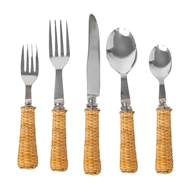 Merida 5 Piece Flatware Set, Service for 1 | Wayfair North America