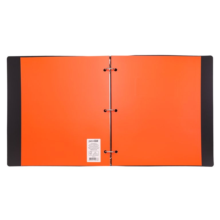 Pen + Gear Two Pocket Paper Folder, Solid Orange Color, Letter Size | Walmart (US)