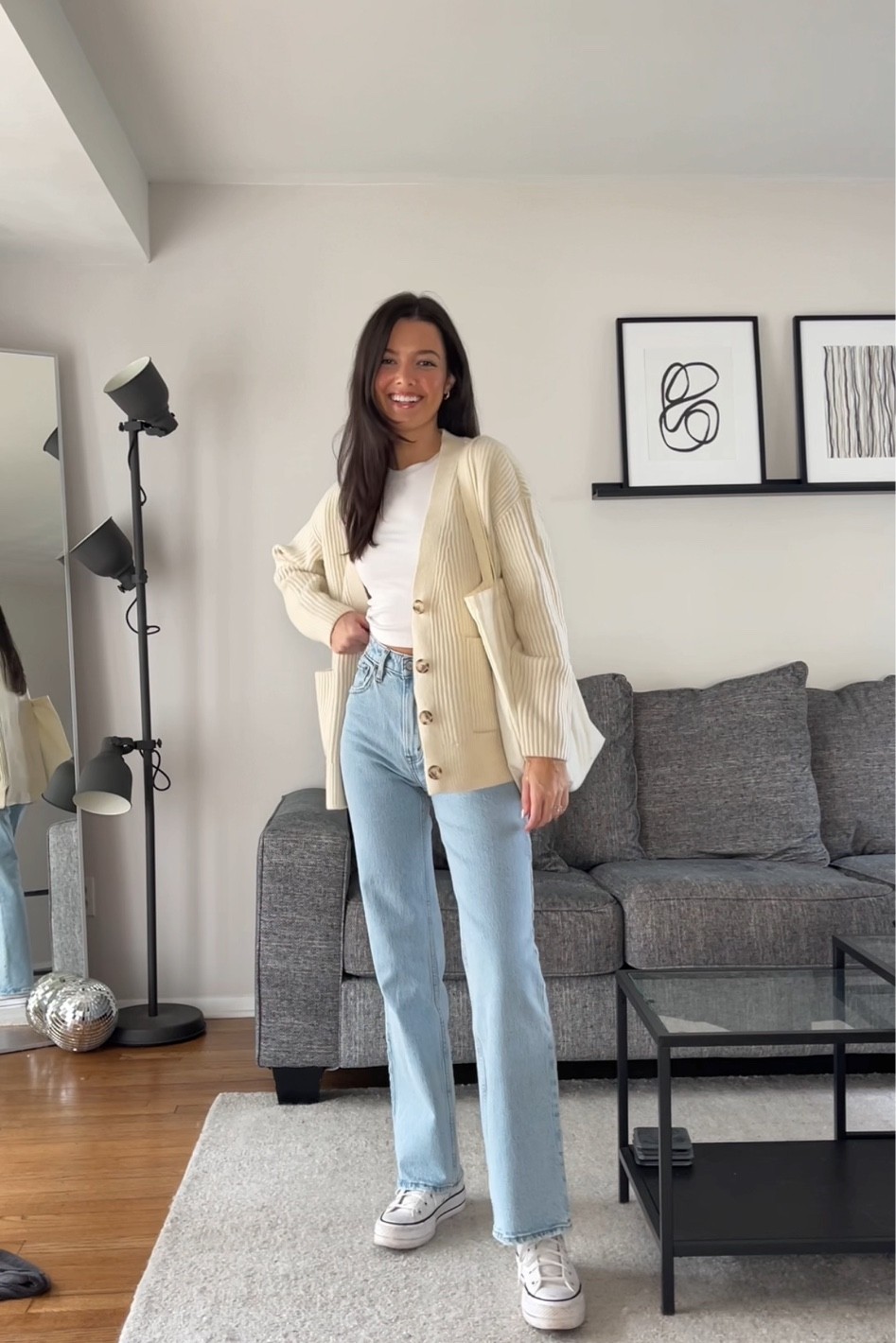 Easy Fall outfit! My exact white tee is Aritzia!

#LTKshoecrush #LTKSeasonal #LTKunder100