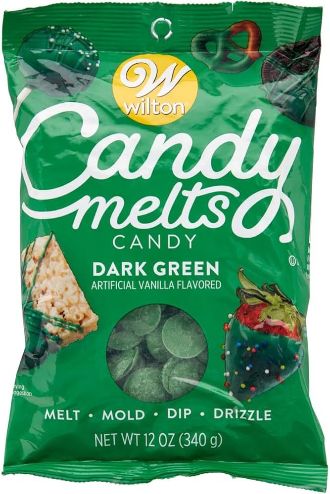 Wilton W1911-12-1356 Candy Melts 12oz-Dark Green | Amazon (US)