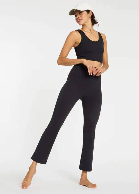 In Motion Cropped Flare Pant | Nimble Activewear 
