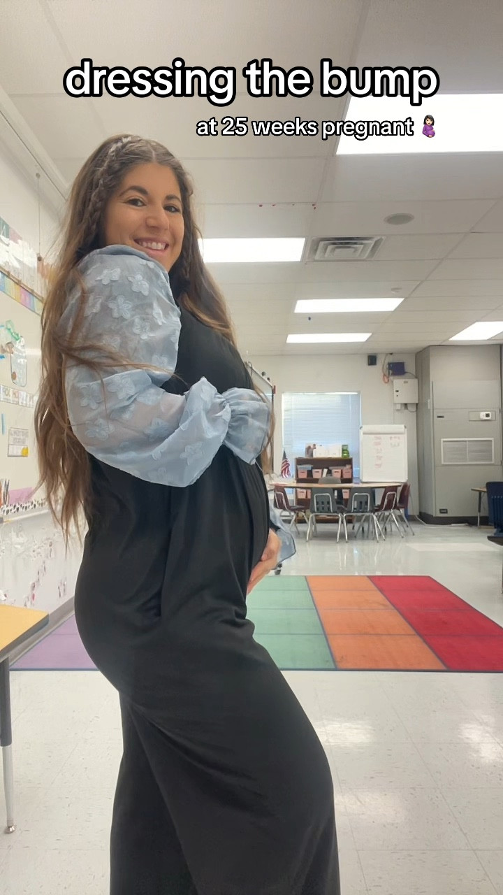 Bump friendly jumpsuit & long sleeved shirt! 🦋🫶🏼

True to size: both in a medium! 

#LTKbump #LTKbeauty #LTKstyletip