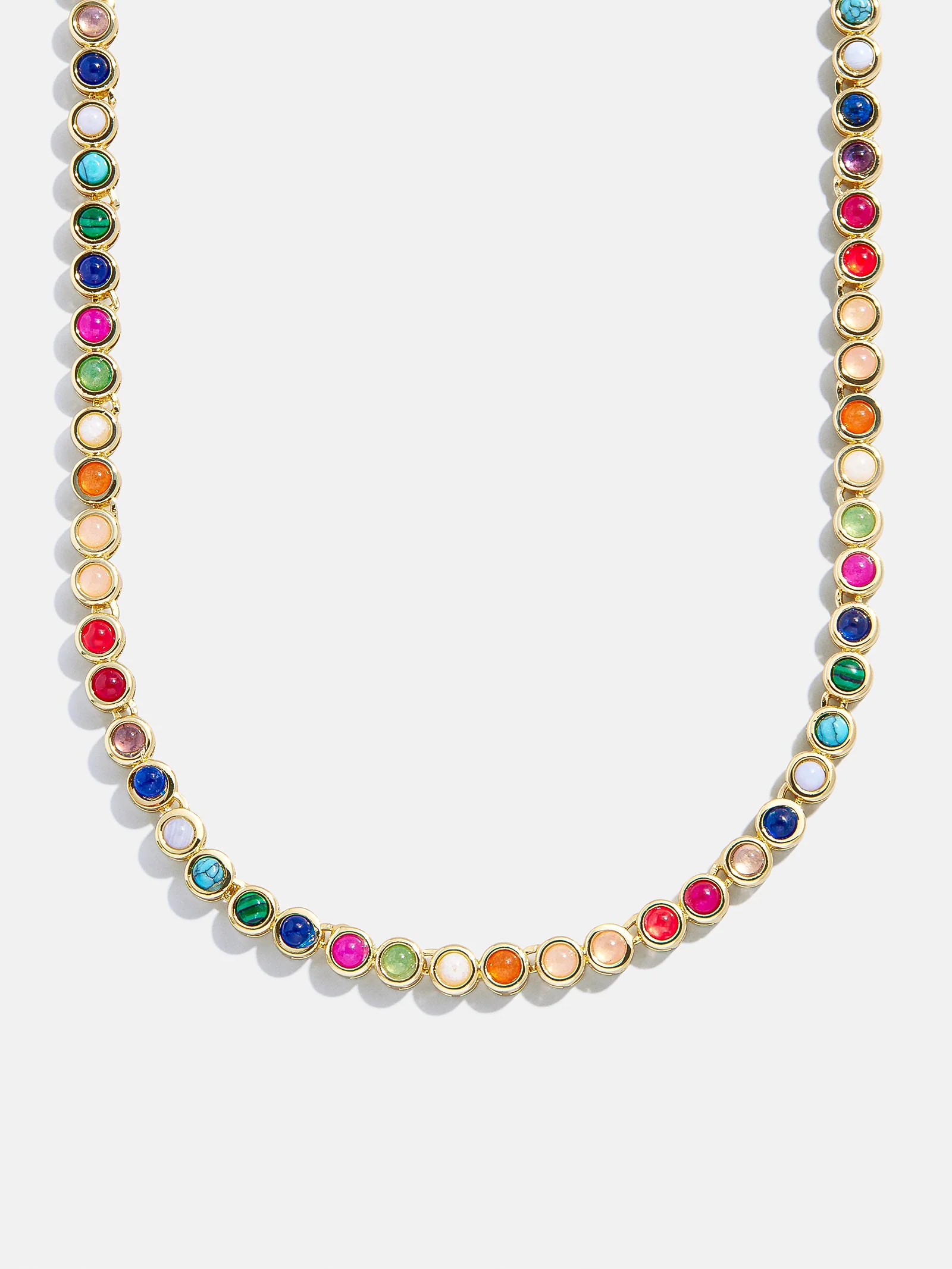 Nina Semi-Precious Necklace - Gold/Multi | BaubleBar