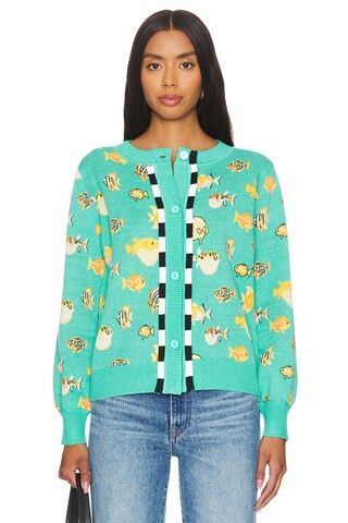 Never Fully Dressed Atlantis Cardigan in Blue from Revolve.com | Revolve Clothing (Global)