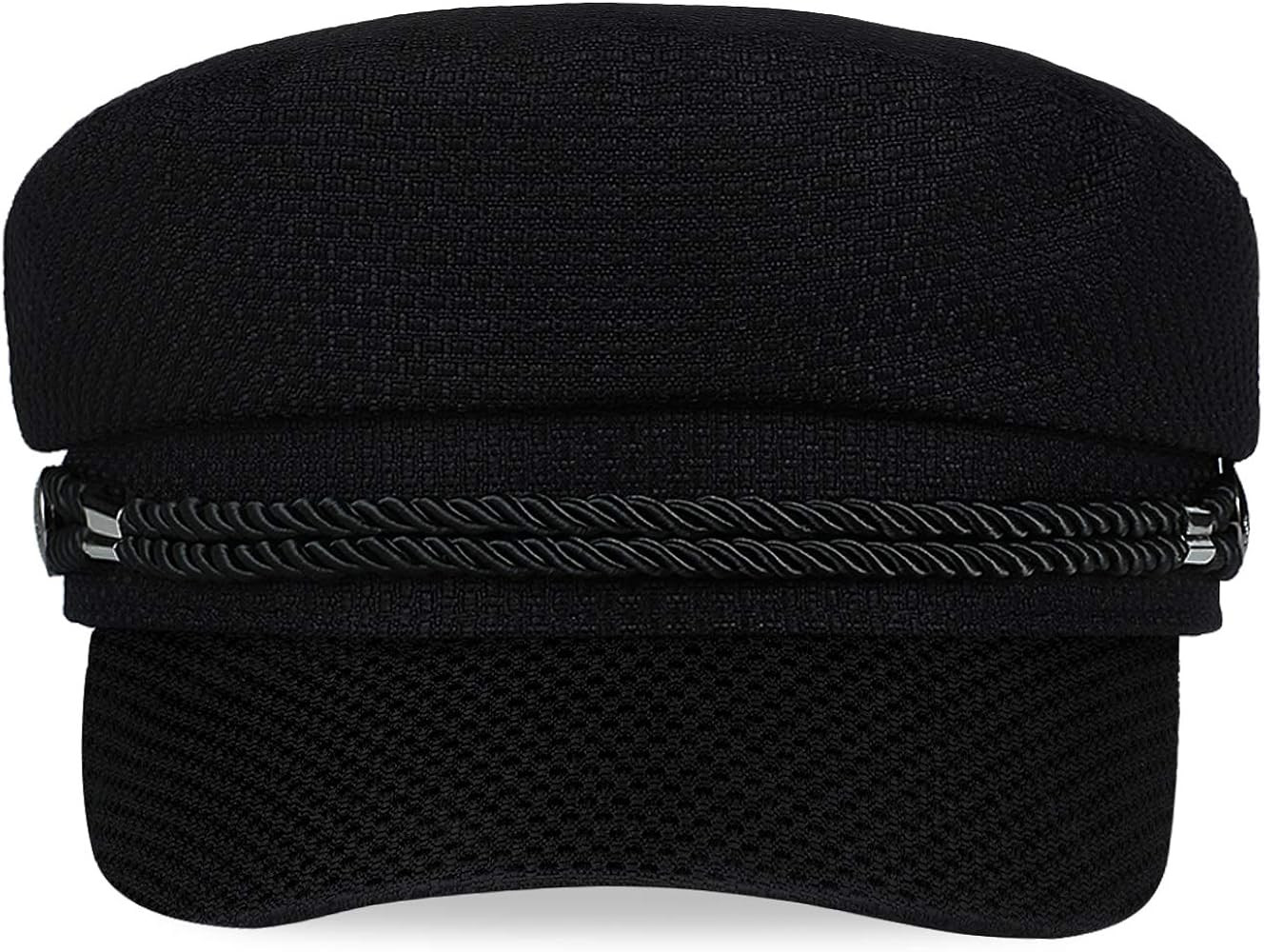 WETOO Women Fiddler Cap Newsboy Hat Visor Beret Cap Paperboy Gatsby Hat | Amazon (US)