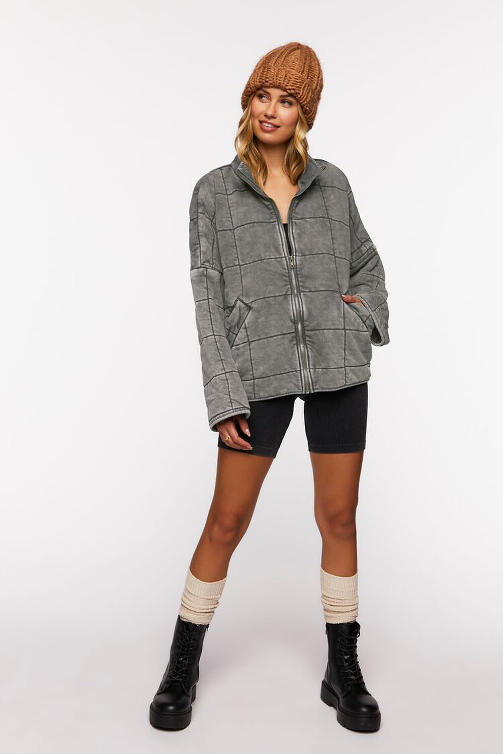 Quilted Zip-Up Jacket | Forever 21 (US)
