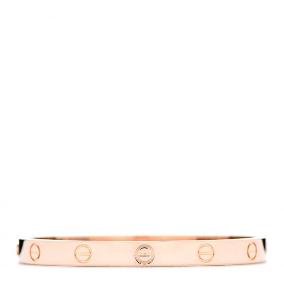 CARTIER 18K Pink Gold LOVE Bracelet 17 | FASHIONPHILE | Fashionphile