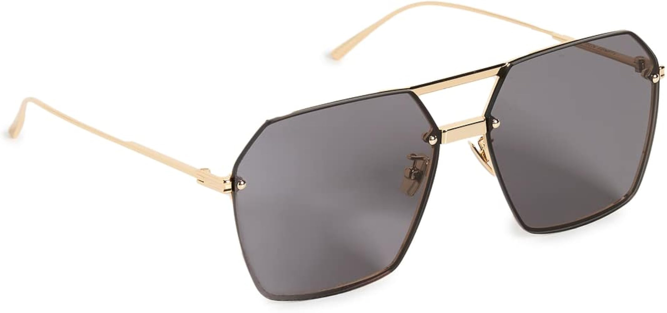Bottega Veneta Oversized Geometric Aviators | Amazon (US)