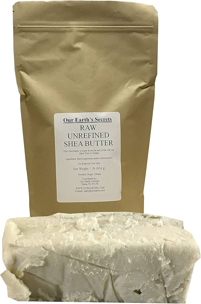 Our Earth's Secrets Ivory Raw Unrefined Shea Butter Top Grade, 1 Pound | Amazon (US)