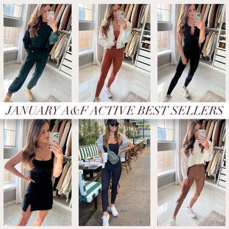 January Abercrombie Ypb best sellers - I love this activewear so much! I wear size medium in the active tanks and XS in the leggings 

#LTKunder100 #LTKstyletip #LTKfit