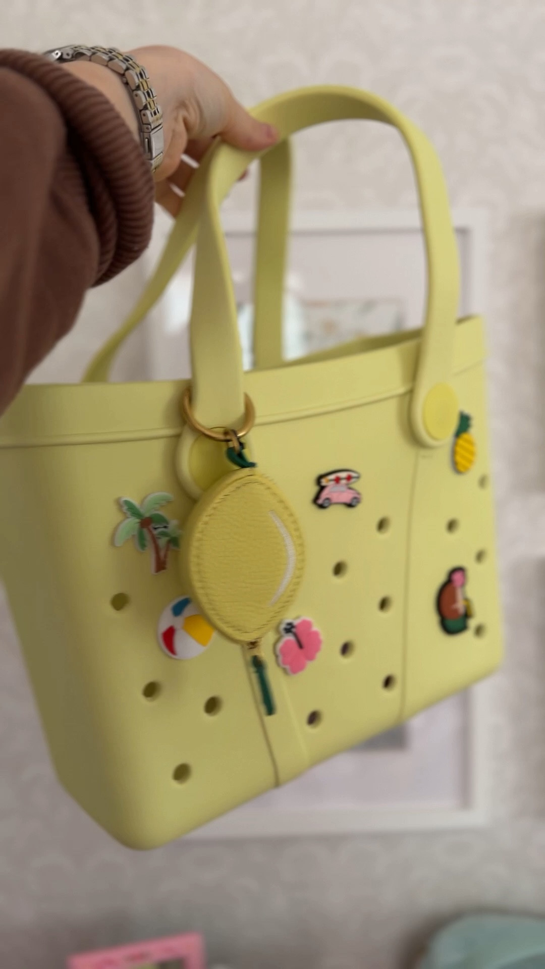 this mini bogg bag dupe from walmart is TOO CUTE! my daughter can use this all summer for splash pad days, vacation, and trips to the park 
the charms and coin charm are add ons. so many cute options. also comes in a larger adult size  

#LTKSeasonal #LTKTravel #LTKKids