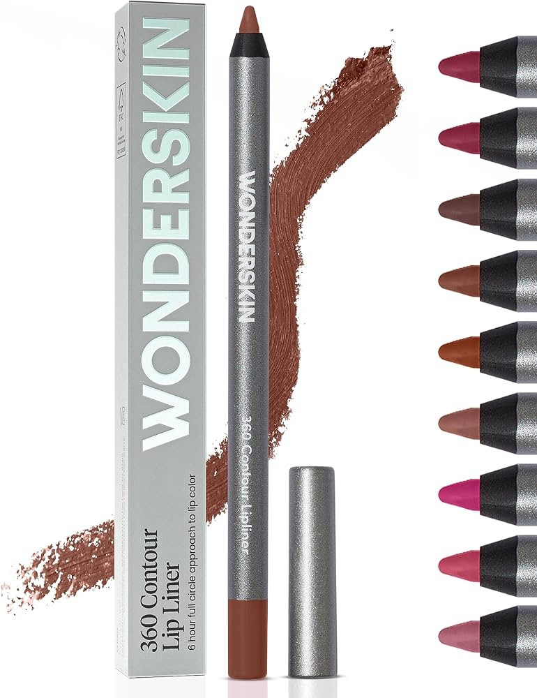 Wonderskin Lipliner Pencil - 360 Contour Lipliner, Long Lasting, Sharpenable Lip Pencil, Waterpro... | Amazon (US)