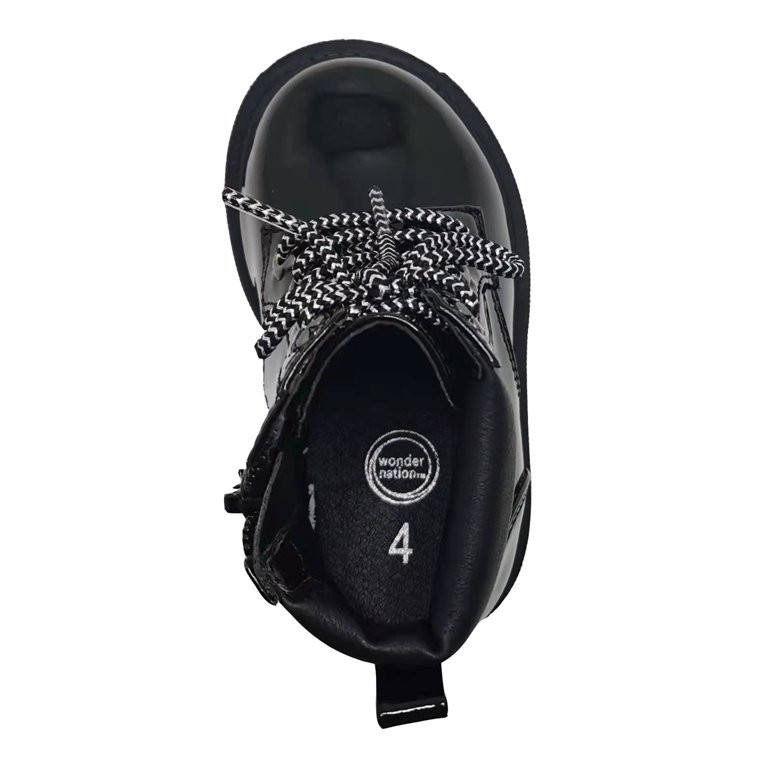 Wonder Nation Baby Girl Combat Boot, Sizes 2-6 | Walmart (US)