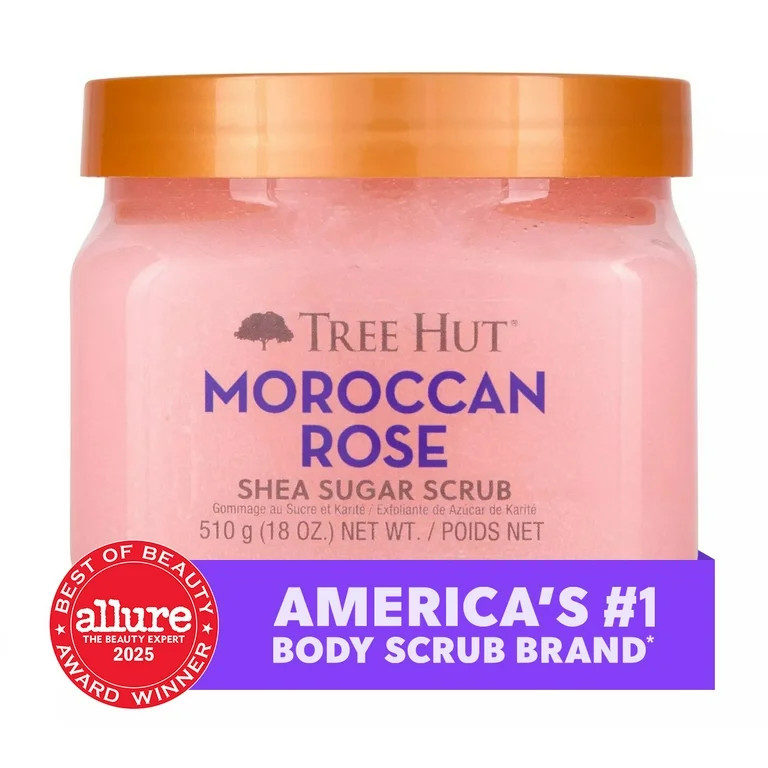 Tree Hut Shea Sugar Scrub Moroccan Rose, 18oz | Walmart (US)