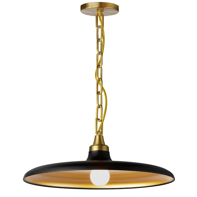 Dillsboro 1 - Light Aged Brass Pendant | Wayfair North America