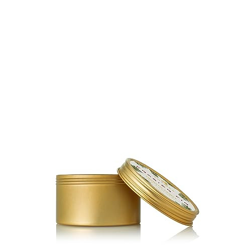 Thymes Frasier Fir Candle - Travel Tin Candle Jar - Scented Candle for Luxury Home Fragrance - Single-Wick Candle - Gold Candle (2.5 oz) | Amazon (US)