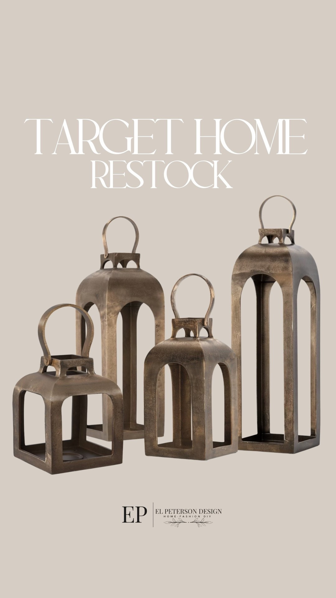 Target Restock
Floor lantern 

#LTKHome