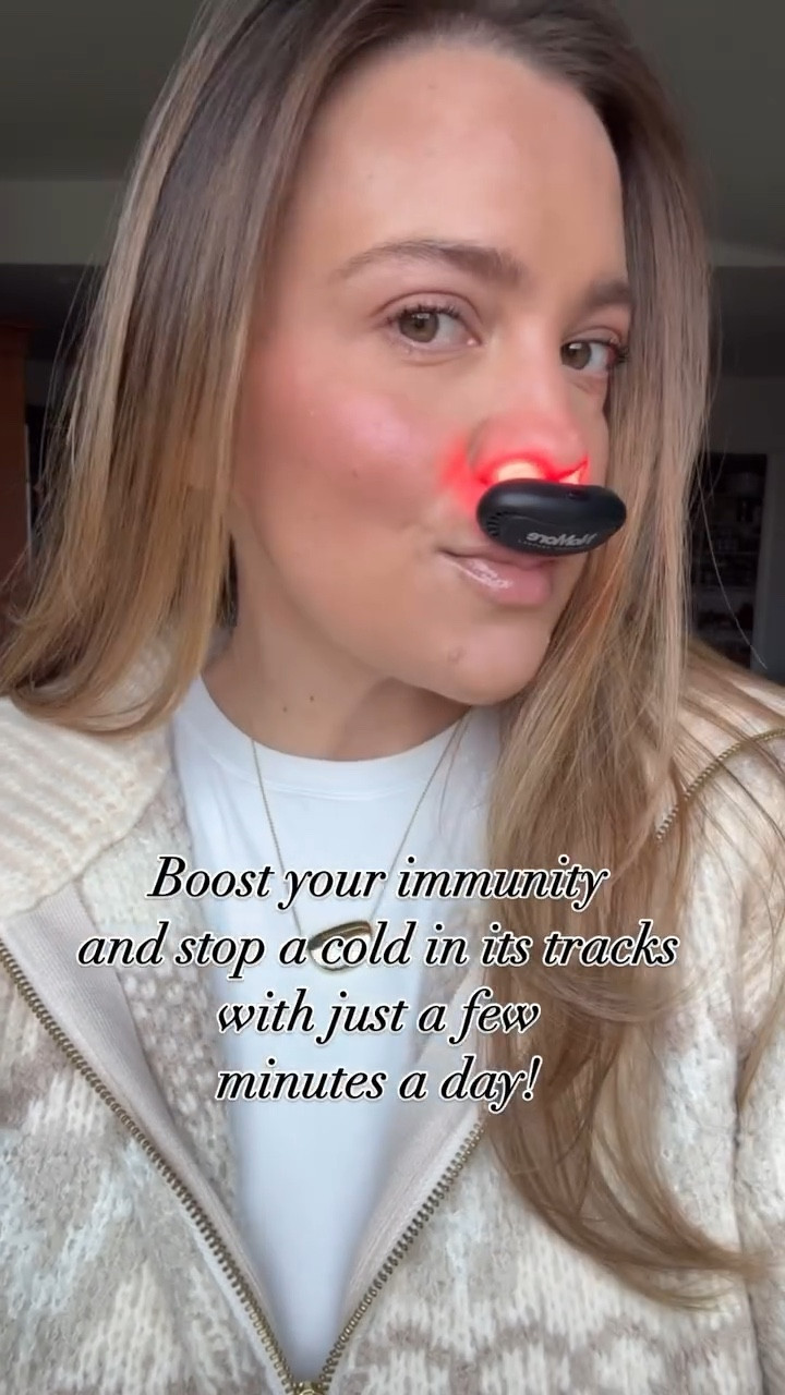 This little device will change your life! It helps with colds, sinusitis and even allergies! I use this every single day and 2x per day when people around me are sick or I feel something coming on. 88% of people report feeling significantly better after just one use! It’s safe, easy and most importantly - doesn’t have all of those nasty ingredients that cold medicines have!!

wellness must have, wellness finds, immunity booster, red light therapy, red LED light benefits

#LTKFamily #LTKActive