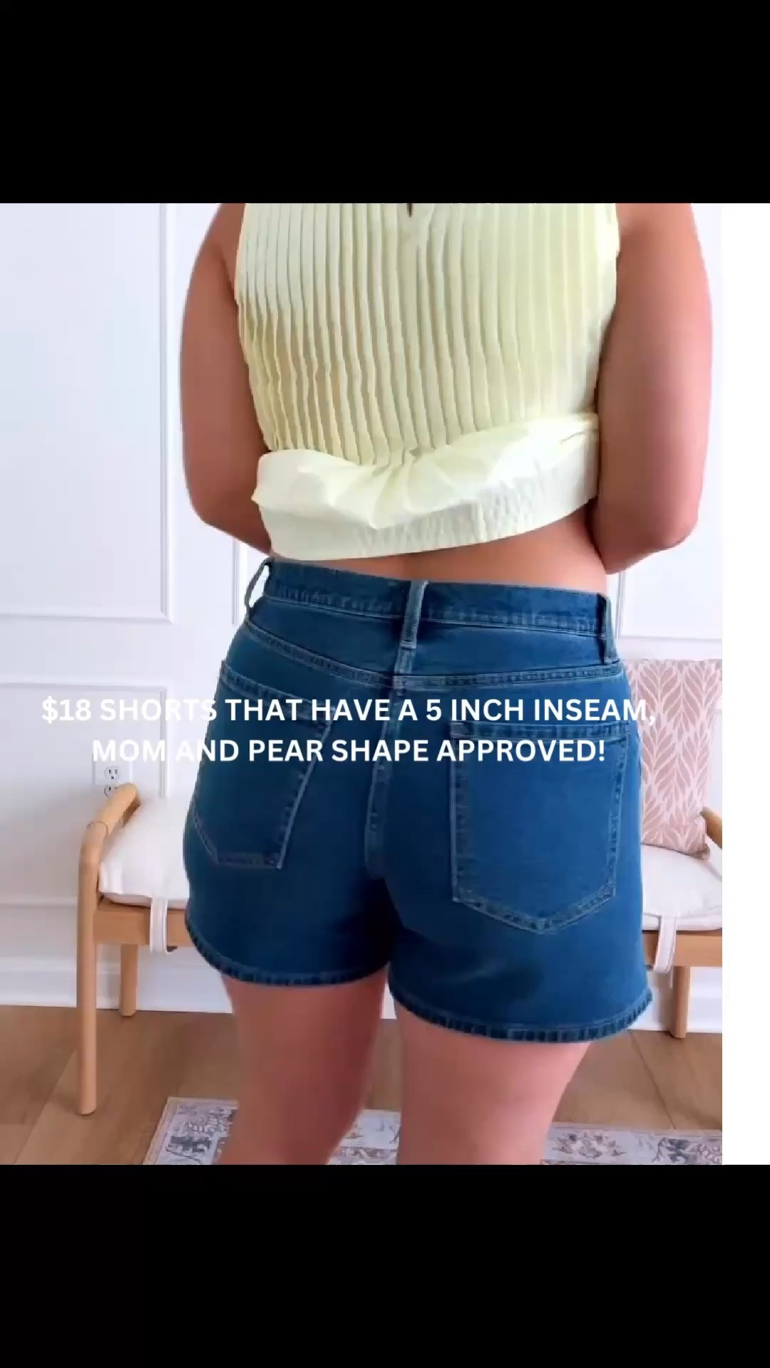 Affordable denim shorts under $20! Wearing a size 10/large
fb