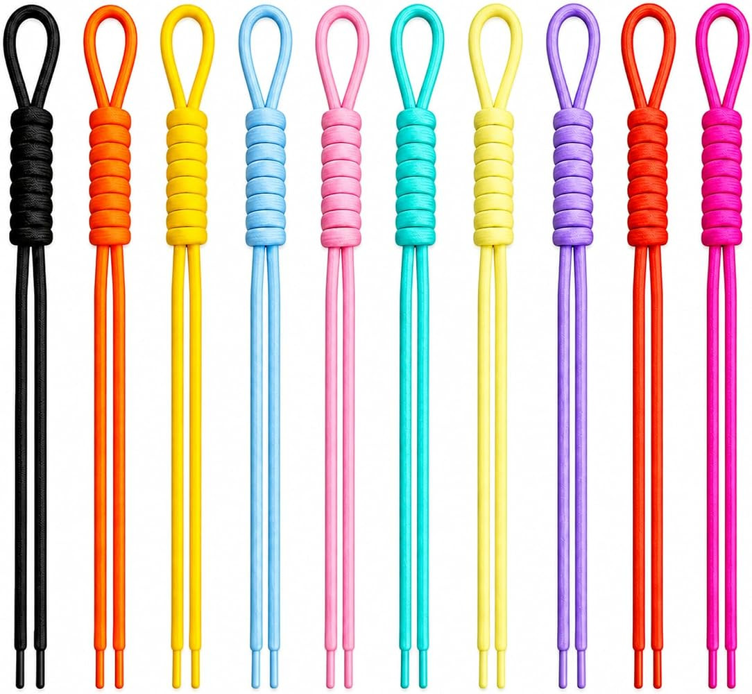 Paracord Keychain,10Pcs Rope Keychain,Paracord Bag Charm for Purse Handbag Decoration Accessories... | Amazon (US)