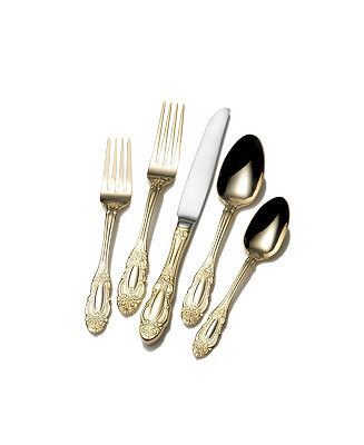Wallace Duchess Gold 65 Piece Flatware Set | Macy's Canada