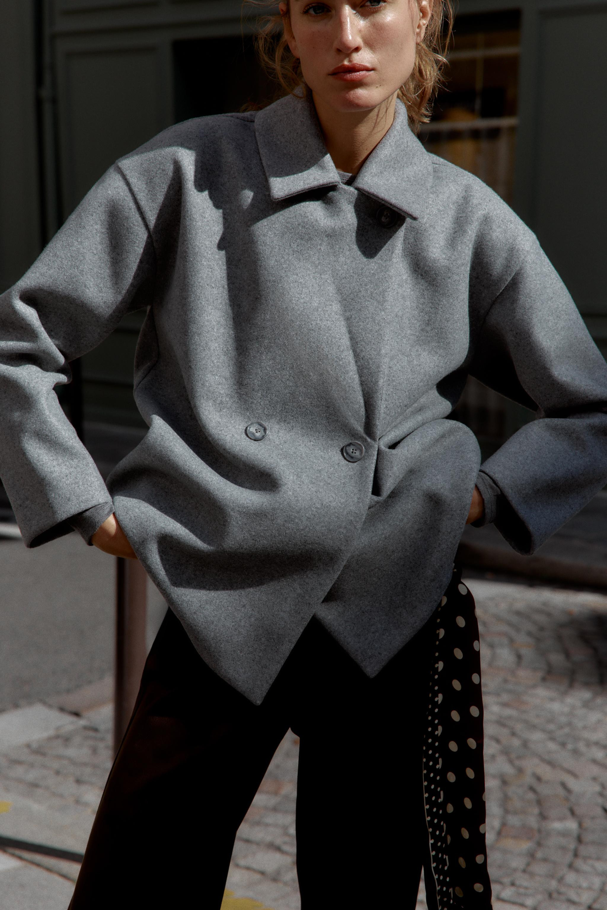 DOPPELREIHIGER MANTEL – SOFT | Zara DE