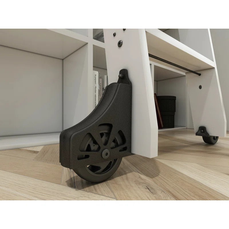 Midcre Maple 7.67' 7- Step Wood Removable Ladder | Wayfair North America