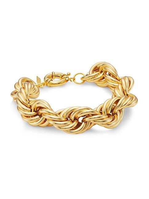 Goldtone Twist Chain Bracelet | Saks Fifth Avenue