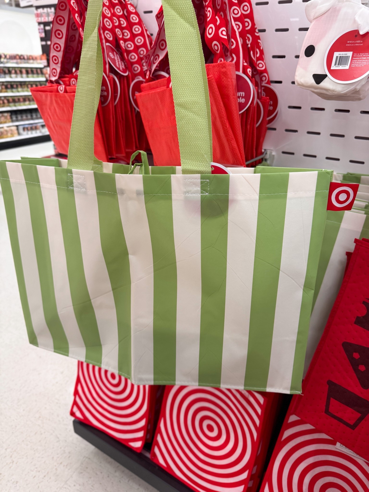 Reusable bags 

Target finds 