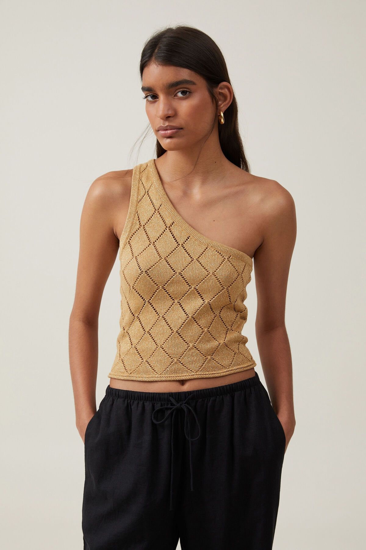 Pointelle One Shoulder | Cotton On (ANZ)