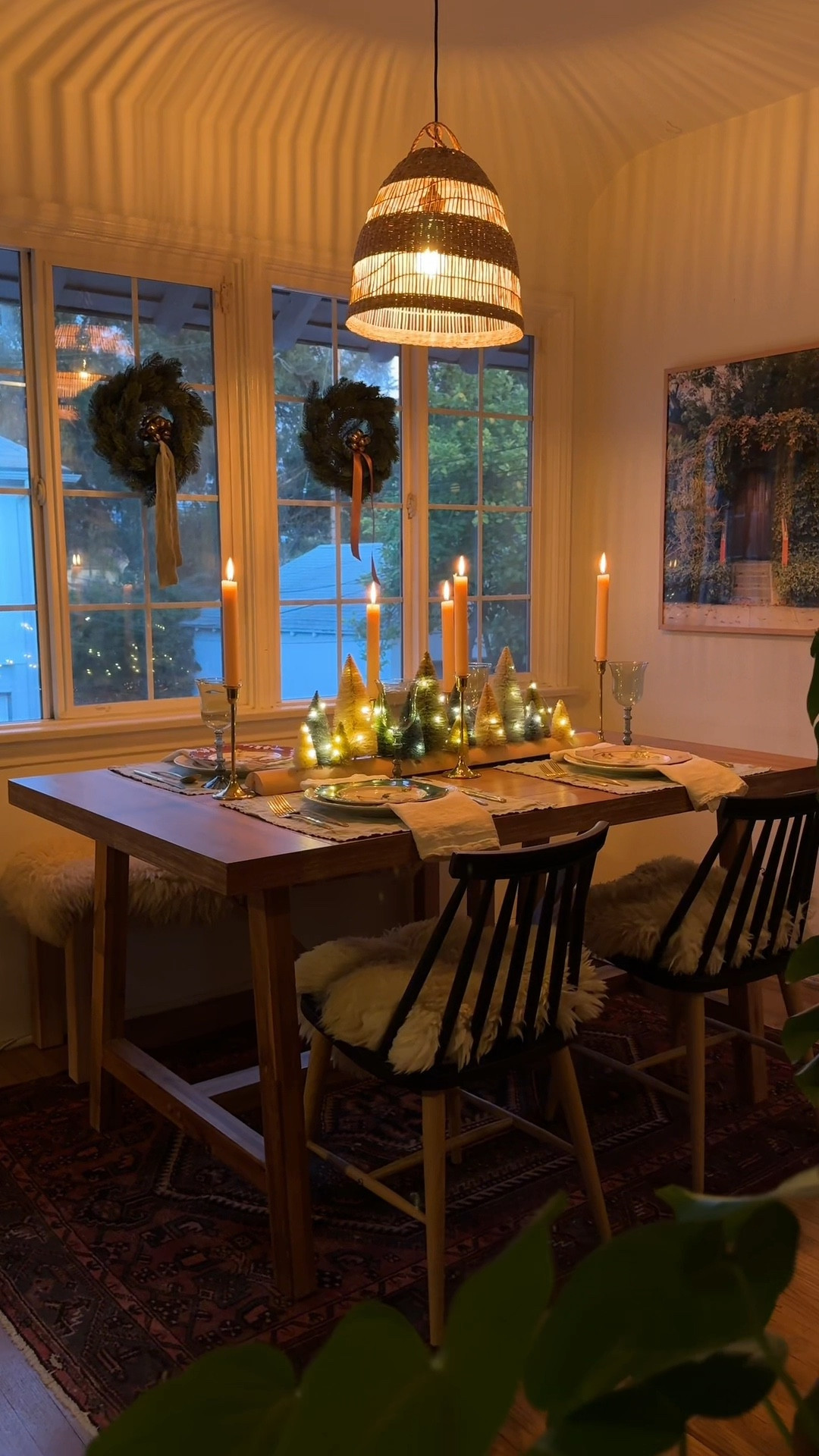 holiday tablescape 🎄 

#LTKhome #LTKHoliday #LTKparties