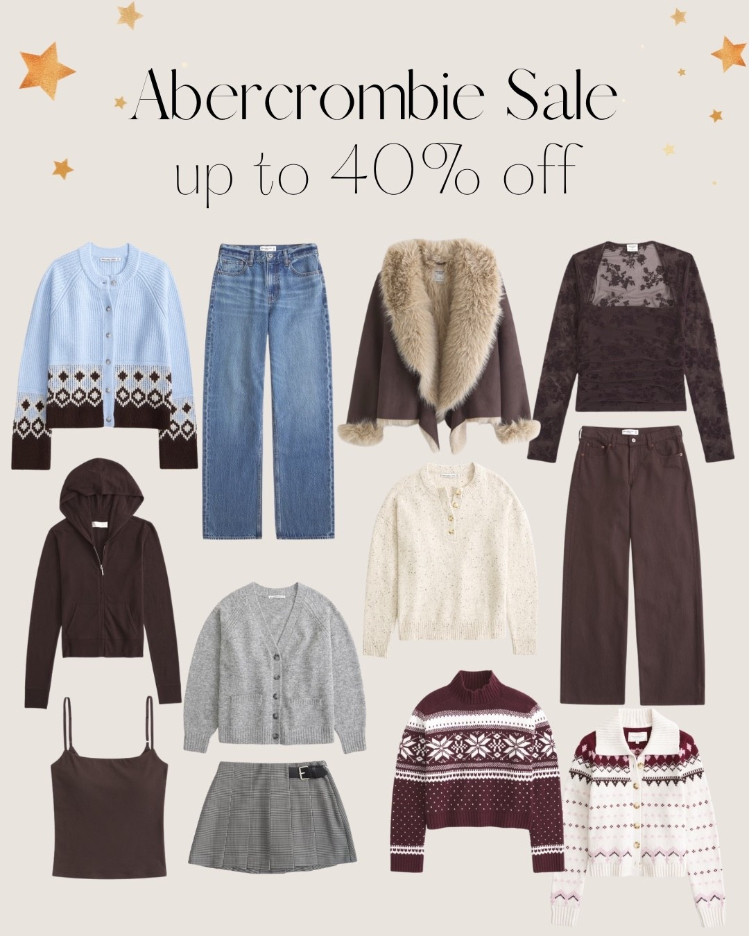 Abercrombie sale up to 40% off almost everything 🙌🏻🙌🏻



#LTKSaleAlert #LTKHoliday #LTKSeasonal