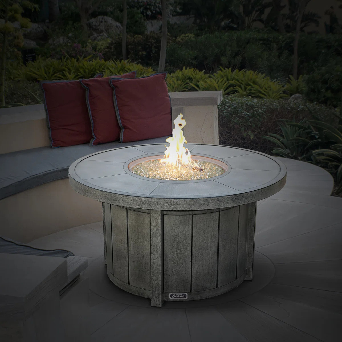 Sunbeam Boa Aluminum Propane/natural Gas Fire Table | Wayfair North America