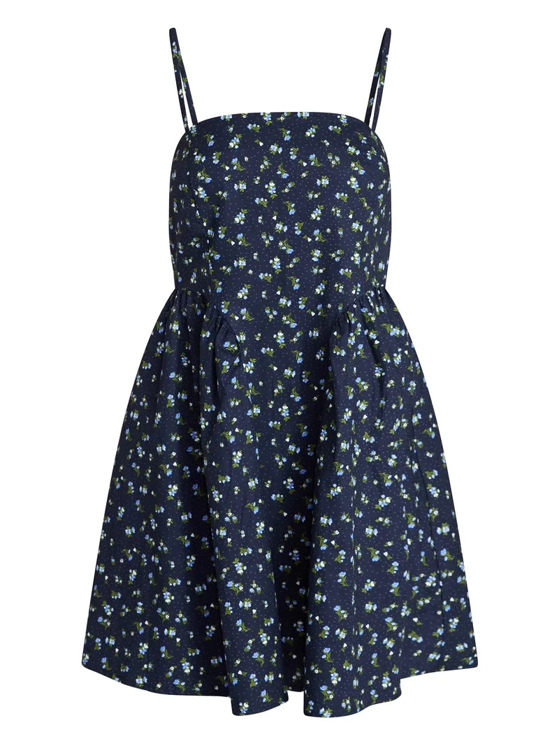 No Boundaries Vestido Corsé con Fruncido Lateral, Tallas de Mujer XXS-XXL | Walmart (US)