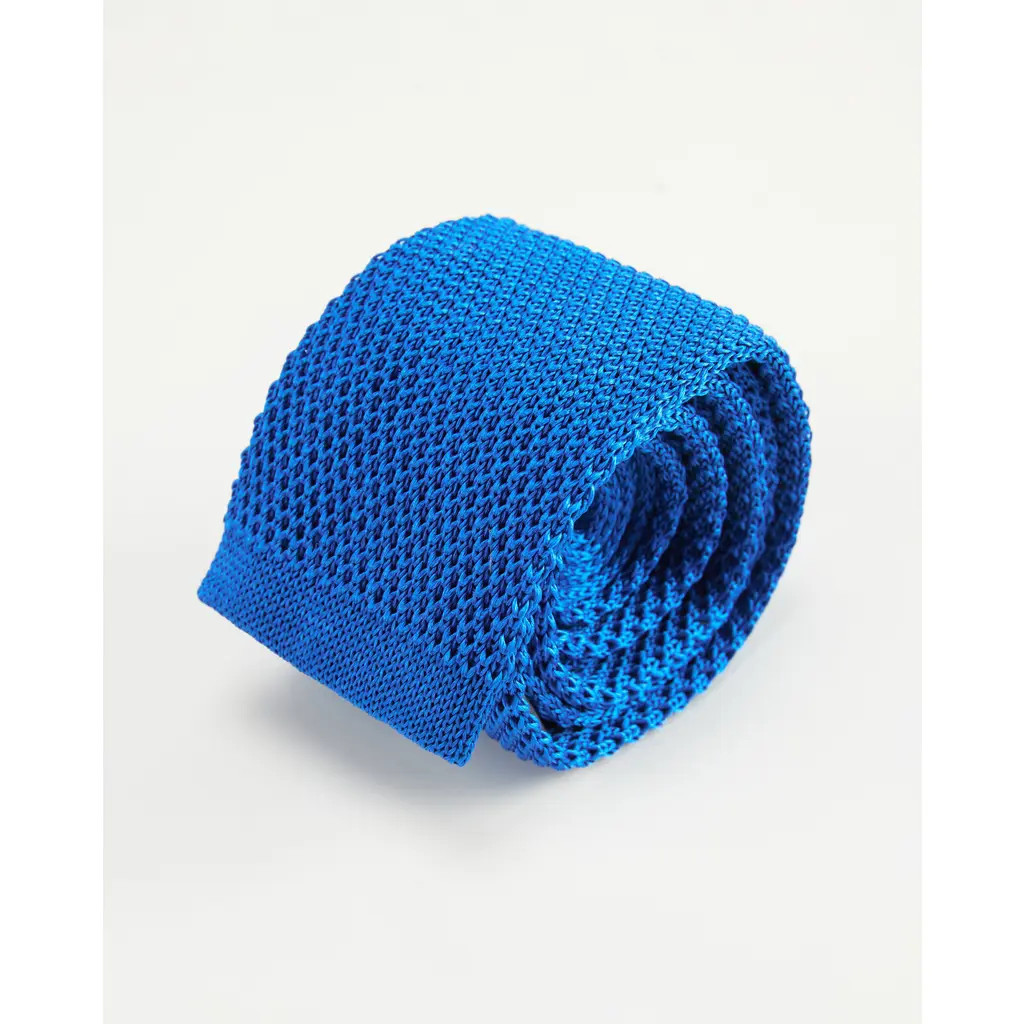 Knottery & Co Classic Knit Silk Tie in Royal Blue at Nordstrom | Nordstrom
