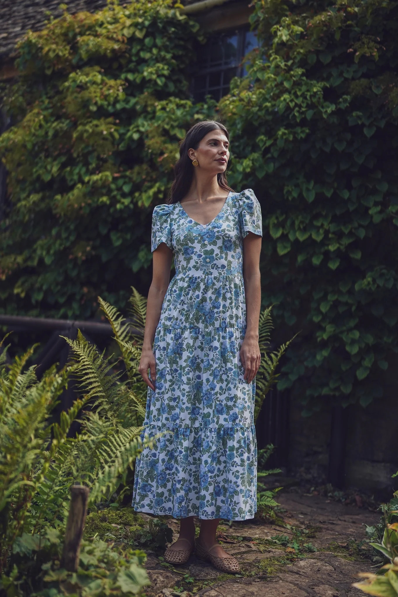 Agatha Dress - Cotswolds Bloom | Smith and Quinn